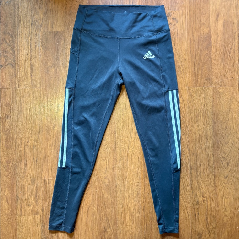 Adidas Black Leggings High Waist size Medium